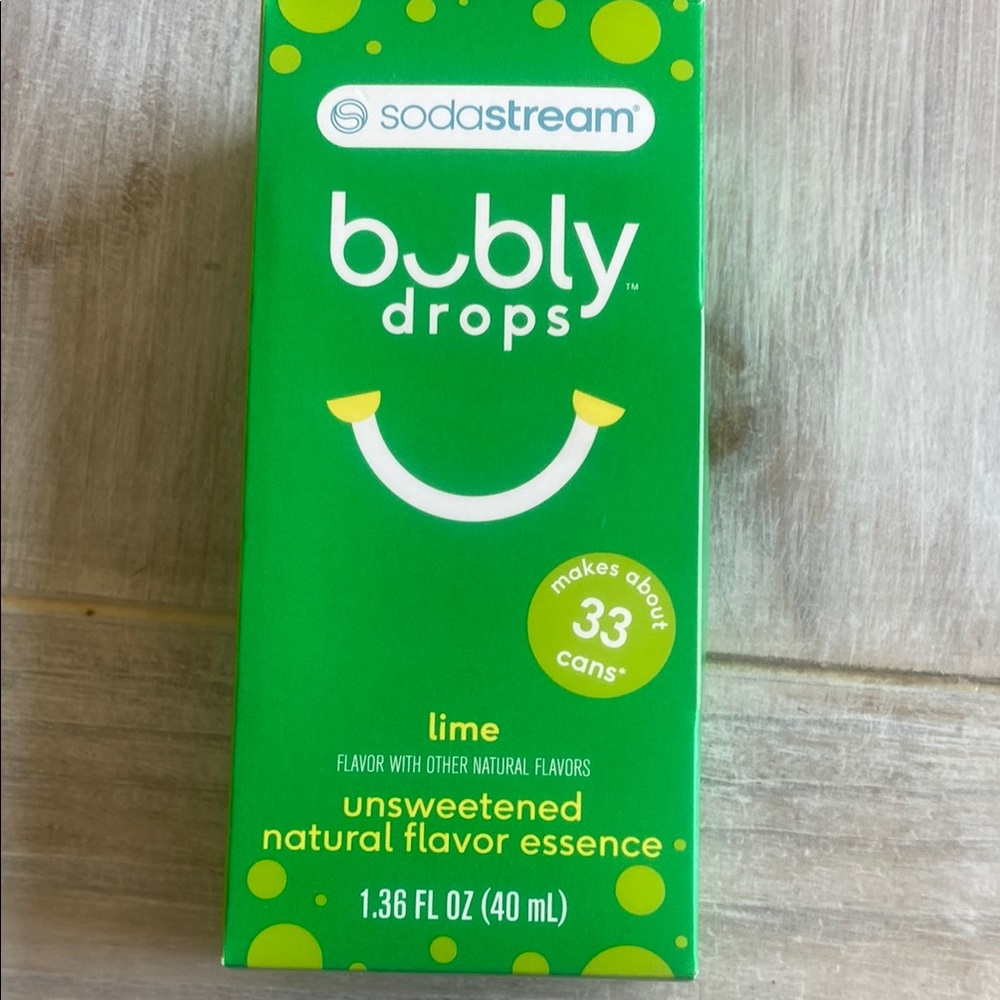 SodaStream Bubly Drops Lime Flavor Essence